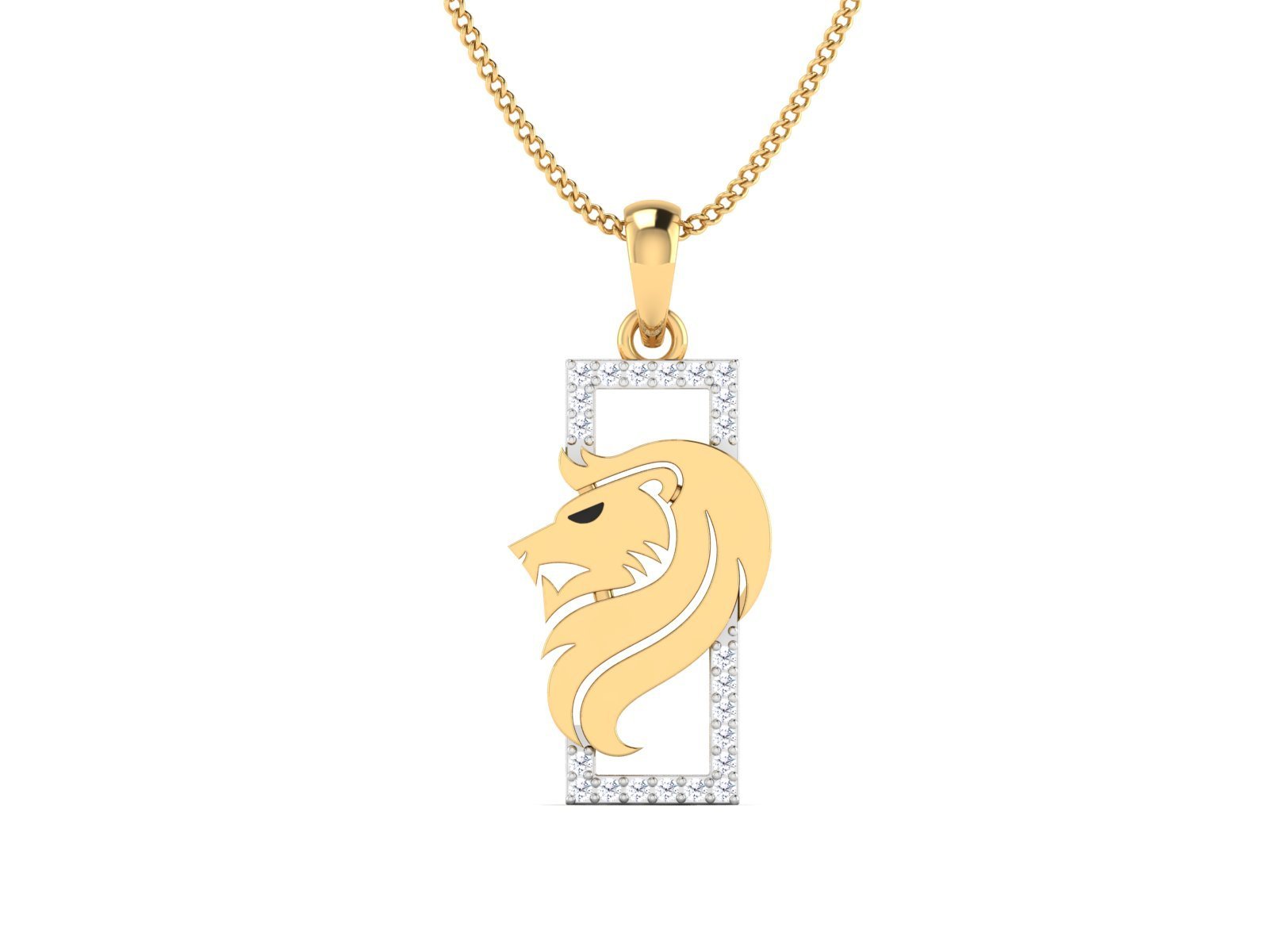 Leo on sale diamond pendant