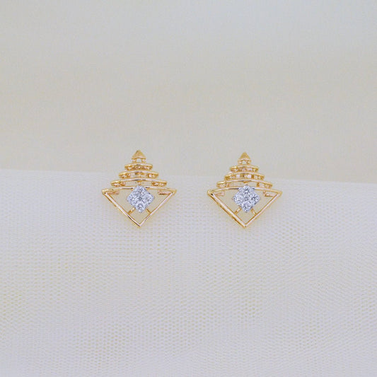 Briony Diamond Earrings - zivar.in