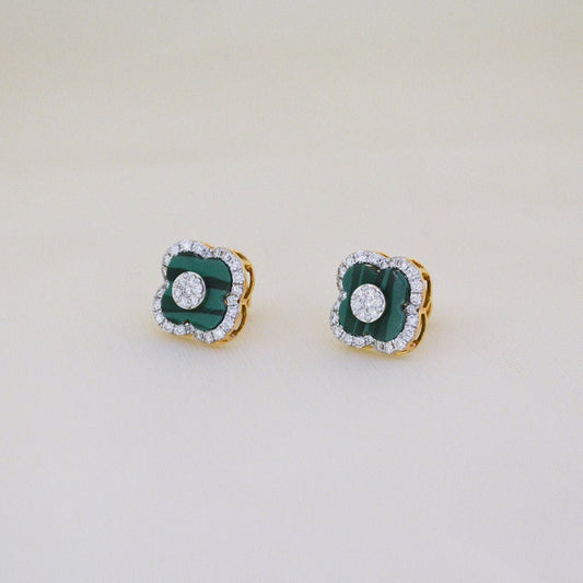 Clover Diamond Earrings - zivar.in