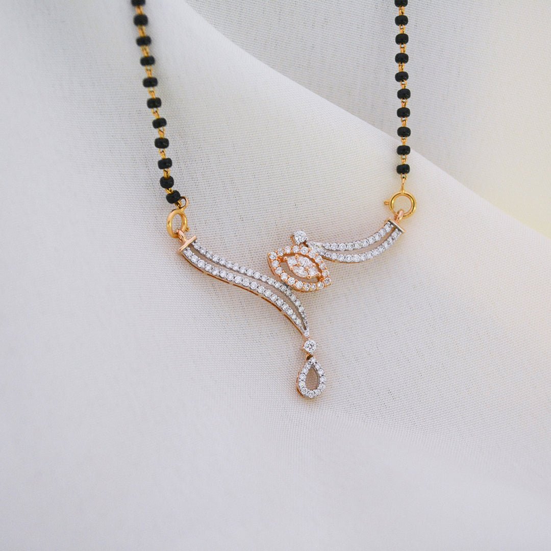 Kashish Diamond Mangalsutra - zivar.in