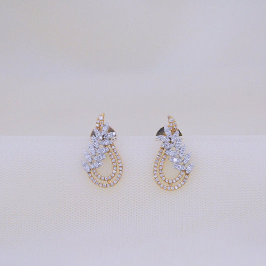 Penelope Diamond Earrings - zivar.in