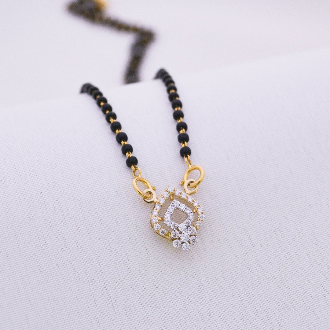 Tessa Diamond Mangalsutra - zivar.in