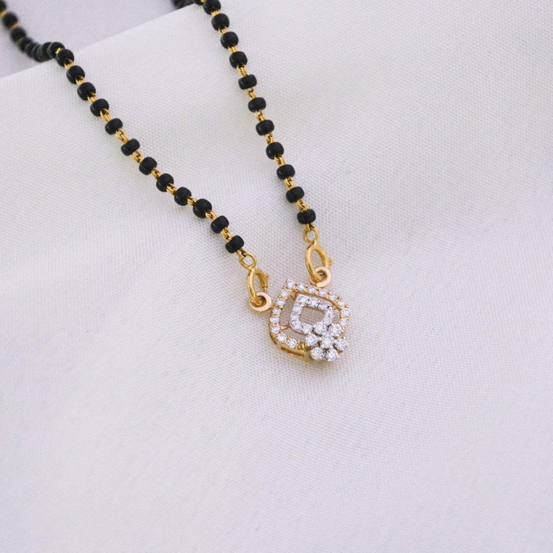 Tessa Diamond Mangalsutra - zivar.in