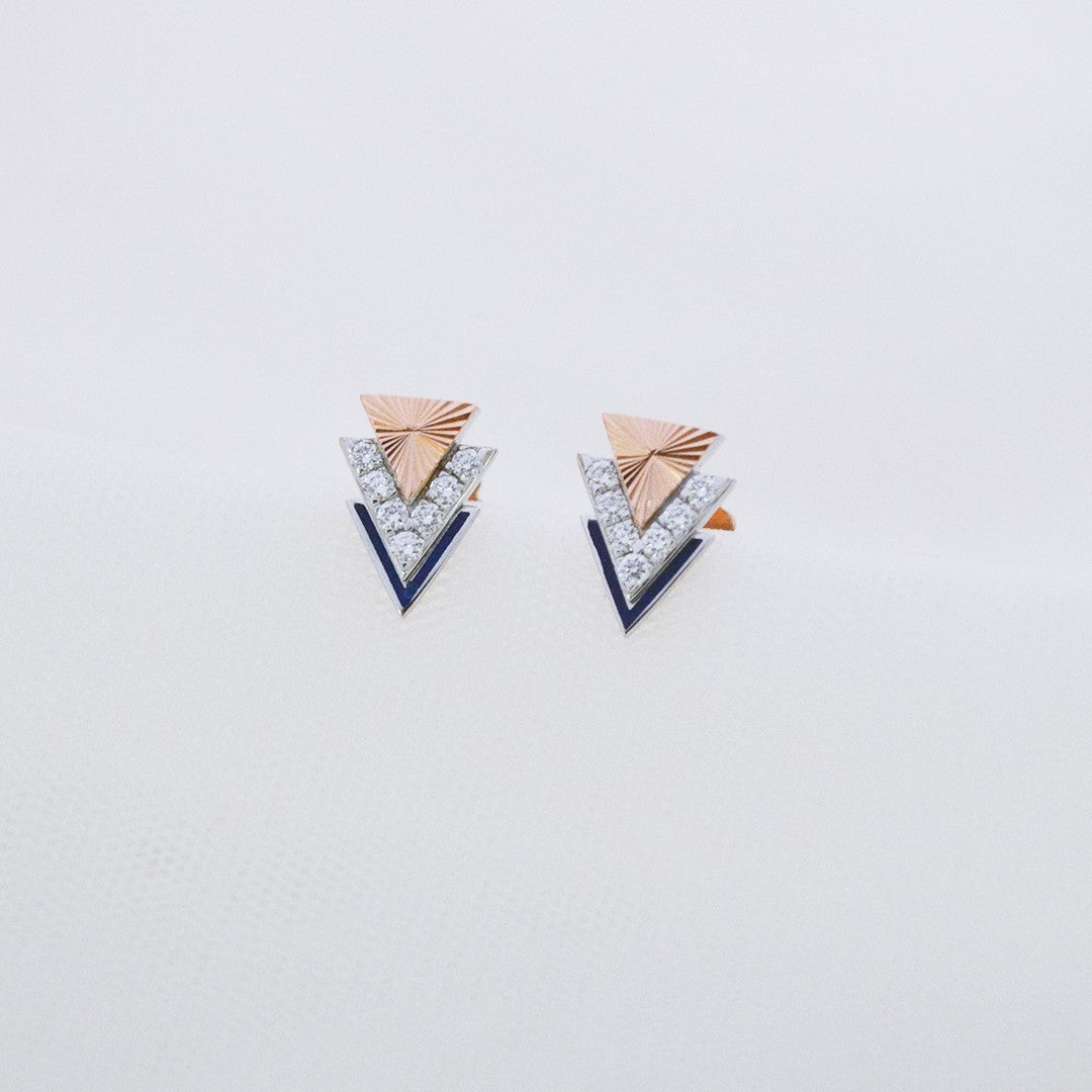 Trinity Diamond Earrings - zivar.in