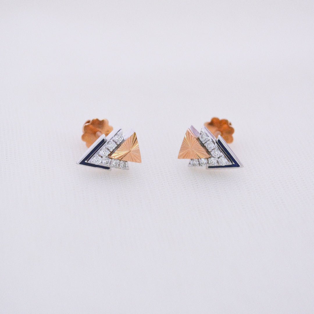 Trinity Diamond Earrings - zivar.in