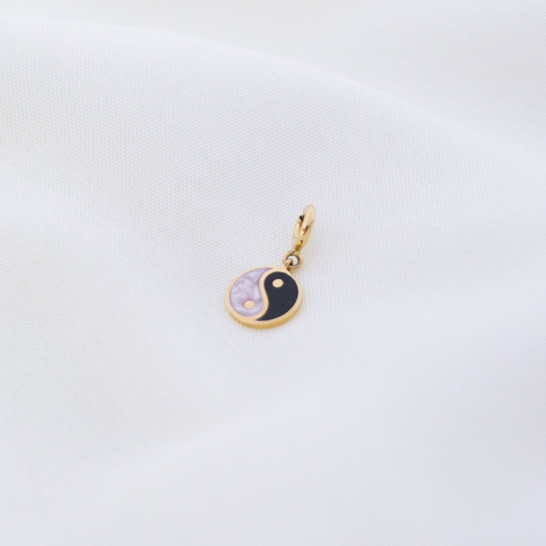 Yin Yang Gold Charm - zivar.in